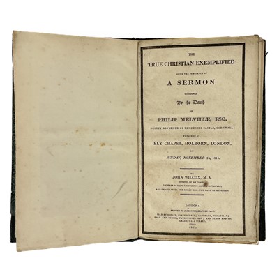 Lot 92 - John Wilcox. 'The True Christian Exemplified'. 1811.