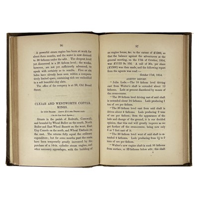 Lot 89 - J. H. Murchison F.G.S. 'British Mines Considered as a Means of Investment,'