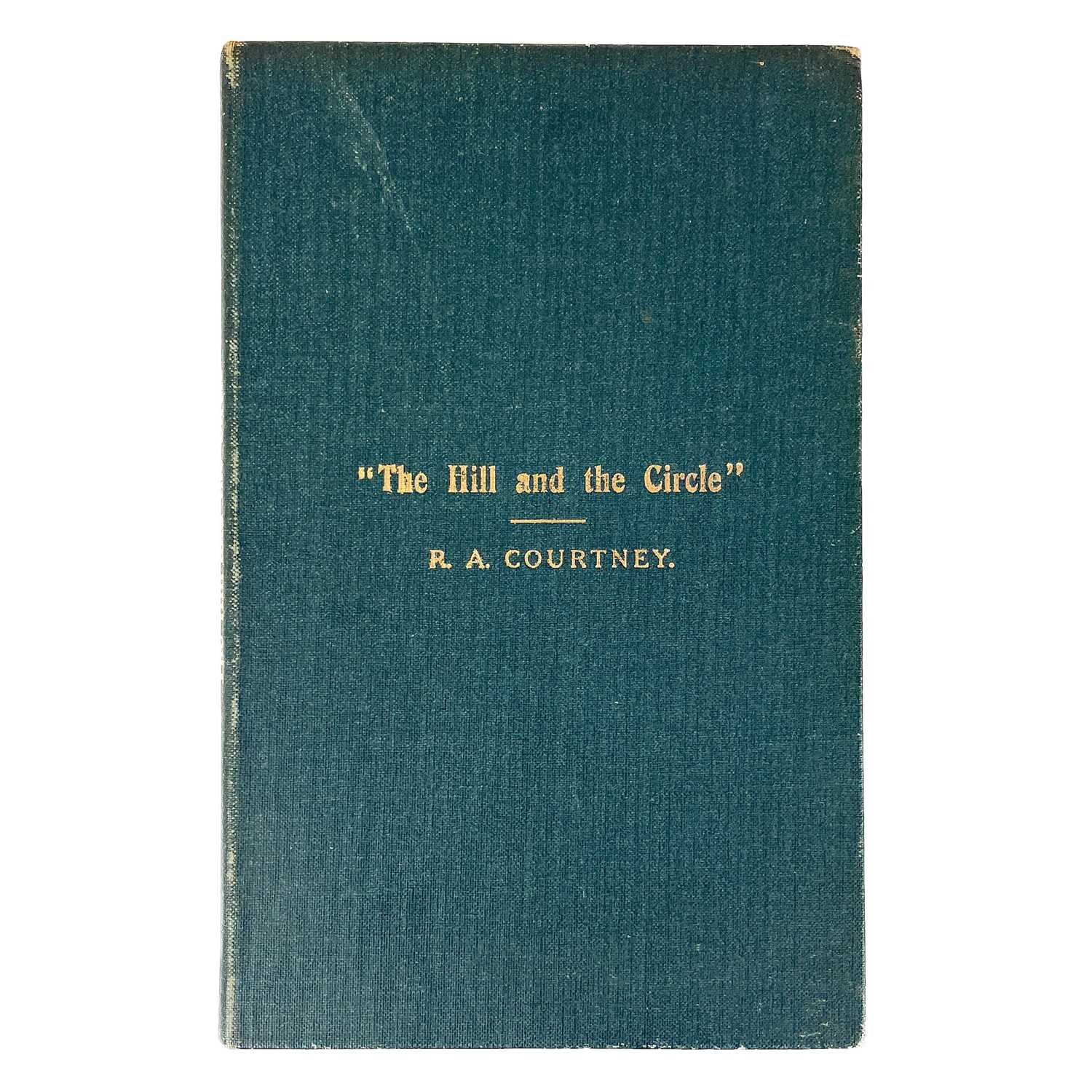 Lot 93 - R. A. Courtney. 'The Hill and the Circle'.