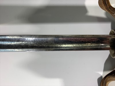 Lot 386 - A George VI officer's dress sword, with etched...