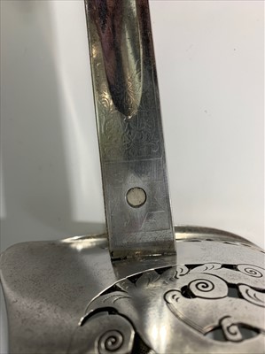 Lot 386 - A George VI officer's dress sword, with etched...