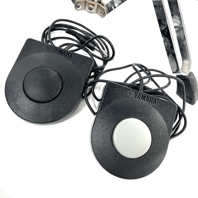 Lot 286 - Yamaha DD-75 portable digital drum set and a KU100 silent kick pedal.