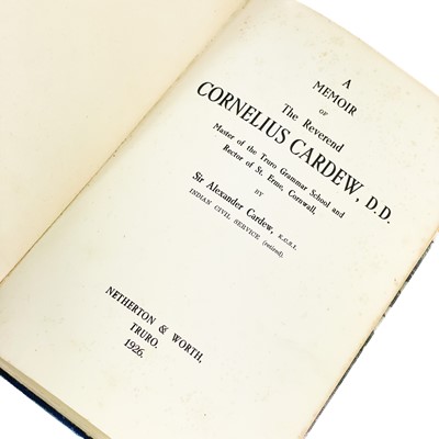 Lot 358 - Family history of Cornelius Cardew