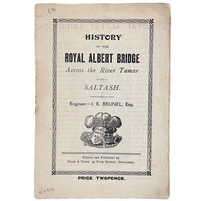 Lot 22 - History of The Royal Albert Bridge, Across the River Tamar at Saltash