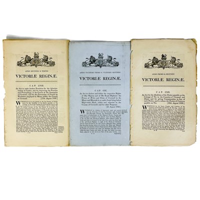 Lot 505 - Three Mining Acts.