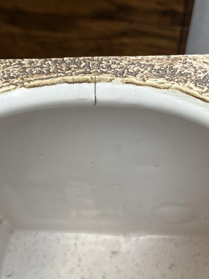 Lot 422 - A Troika cube vase.