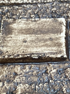 Lot 422 - A Troika cube vase.