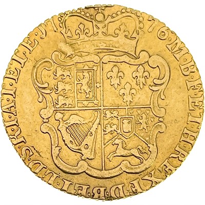 Lot 72 - GB gold Half Guinea 1776