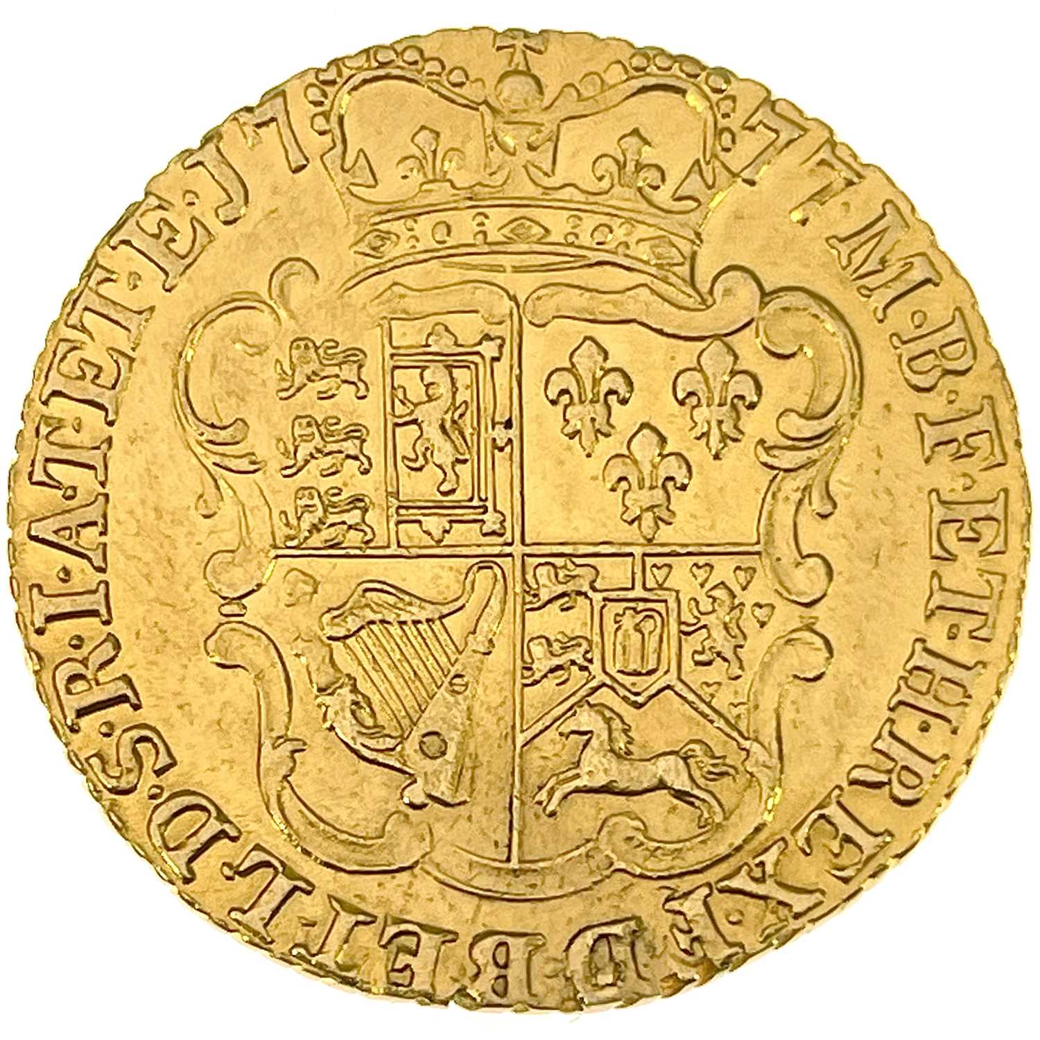 Lot 73 - GB gold Half Guinea 1777