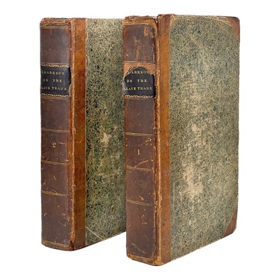 Lot 179 - Slavery. CLARKSON, Thomas. Two volumes