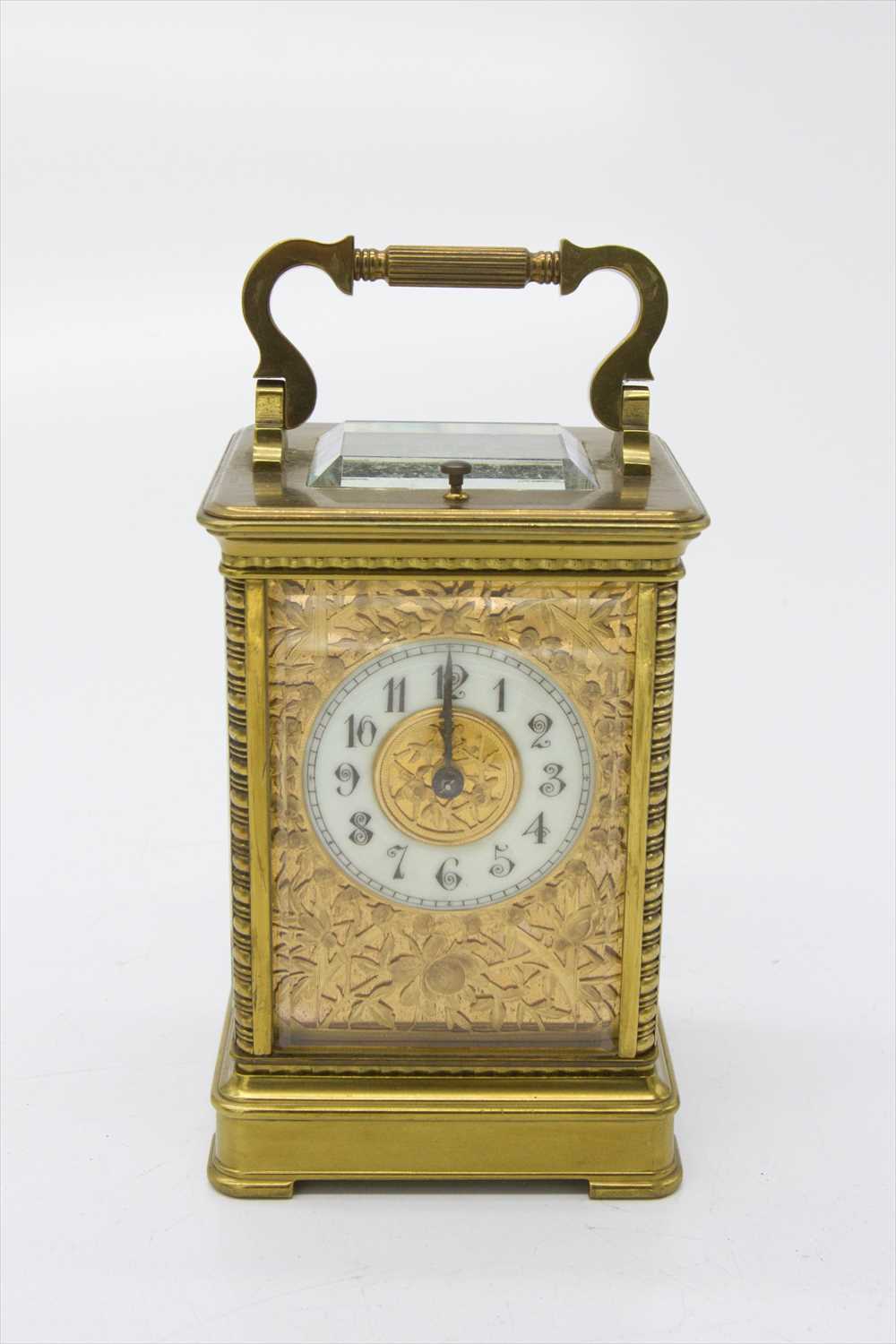 Lot 3015 - A French late 19th century repeating