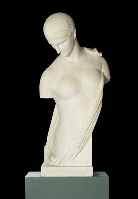 Lot 270 - A Neopolitan marble sculpture after Scopas by Giuseppe VACCA (1803-1871)
