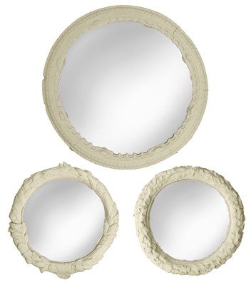 Lot 266 - Three plaster-framed mirrors