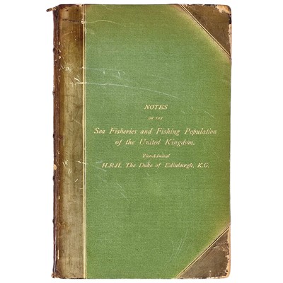 Lot 96 - 'Notes on the Sea Fisheries and Fishing Population of The United Kingdom,' 1883