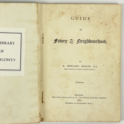 Lot 700 - A Newland Deacon (Headmaster of Fowey School). 'Fowey and Neighbourhood'.