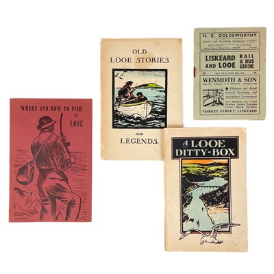 Lot 669 - Four scarce mid century booklets on Looe.