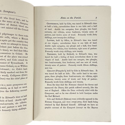 Lot 674 - E. W. Rashleigh. 'Notes on the Parish of Golant,'