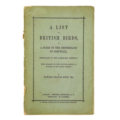 Lot 679 - Edward Hearle Rodd., 1864.