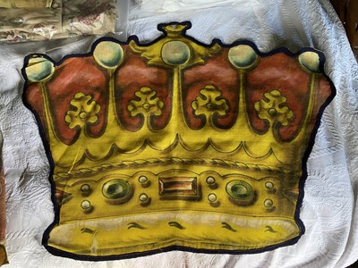 Lot 150 - Four banners representing the coronet of the Earl of Portarlington