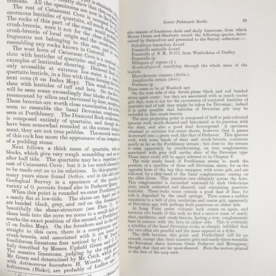 Lot 474 - Clement Reid F.R.S. 'The Geology of the Country Around Mevagissey'.