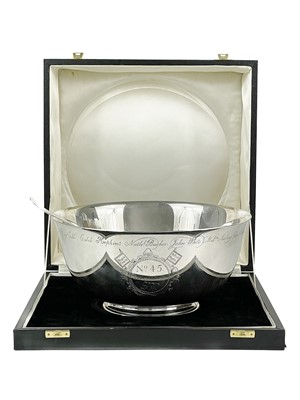 Lot 138 - A modern silver 'The Liberty Bowl' bi-centenary Ltd Edition bowl by Times Newspapers Ltd.