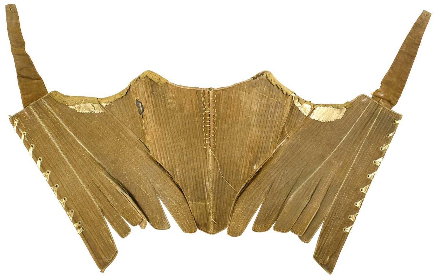 Lot 305 - An 18th whale bone corset