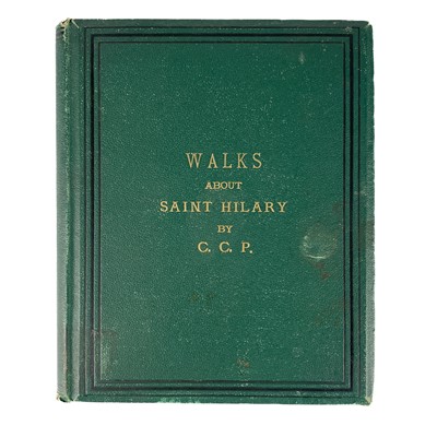 Lot 251 - Charlotte Champion Pascoe. 'Walks about St Hilary, Chiefly Among the Poor'.