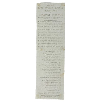 Lot 600 - The Assizes and crime. Three broadsheets printed in Cornwall.