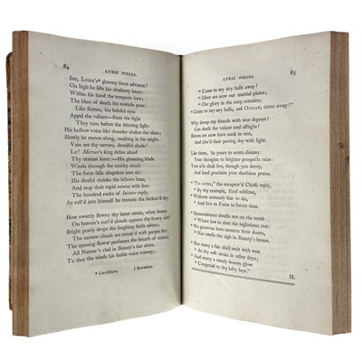 Lot 61 - Richard Polwhele (editor 1760-1838). 'Poems Chiefly by Gentlemen of Devonshire and Cornwall,' 1792.
