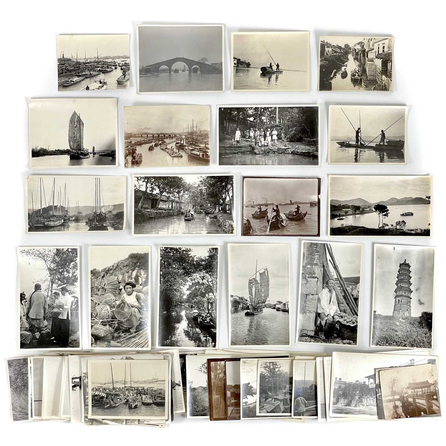 Lot 3 - A collection of early 20th century photographs of Soochow and Shanghai, China.