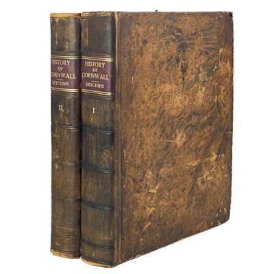 Lot 283 - Fortescue Hitchins (compiler) and Samuel Drew of St Austell (ed). 'The History of Cornwall,'