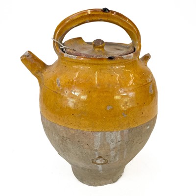 Lot 186 - A French pottery Cruche D'eau.