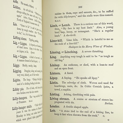 Lot 287 - Two works with an interest in the Cornish Language
