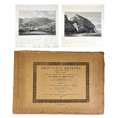 Lot 644 - Joseph Farington Esq. 'Britannia Depicta....Pat VI....Cornwall,' 1814.