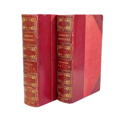Lot 200 - Walter H. Tregellas. 'Cornish Worthies,' 1884, extra illustrated, grangerised copy.