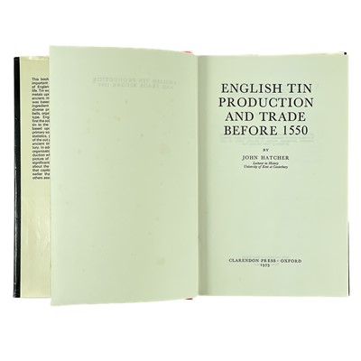 Lot 222 - Two histories on Tin mining.