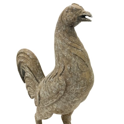 Lot 137 - A Courage Brewery advertising heavy cast metal cockerel figure.