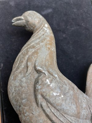 Lot 137 - A Courage Brewery advertising heavy cast metal cockerel figure.